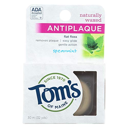 Natural Spearmint Antiplaque Flat Dental Floss, 32 Yard - 6 per case.6