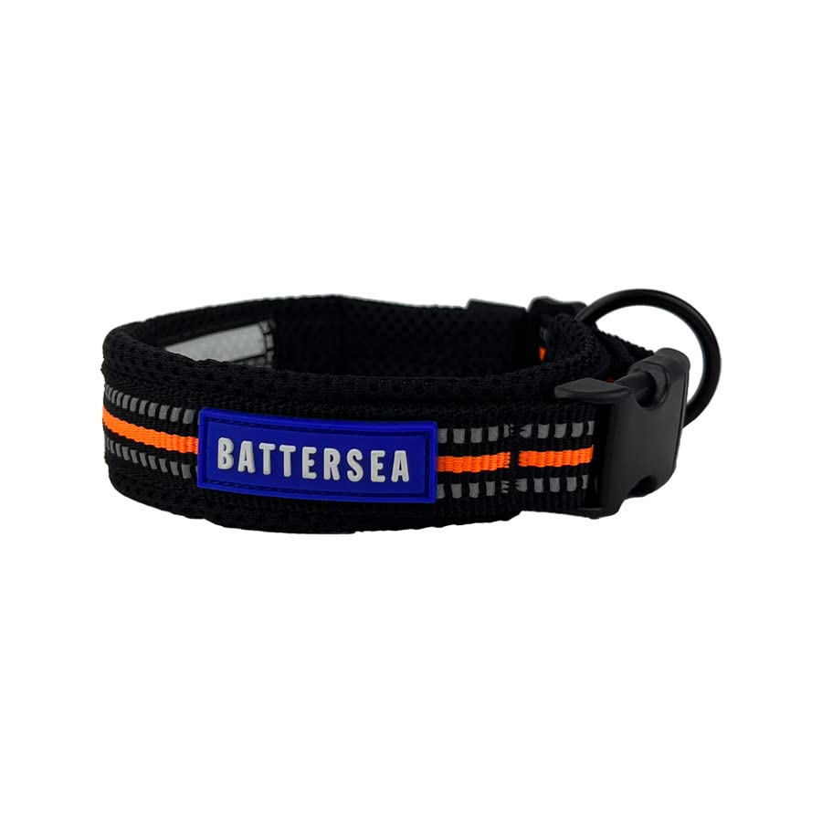 Battersea Reflective Dog Collar Orange XS