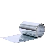 KOLAMOON 99.99% High Purity Zinc Sheet Zinc Metal Strip for School Scientific Experiment Research 0.1x100x1000mm