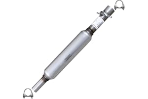 Northeastern Exhaust | Stainless Steel - Exhaust Resonator Pipe Compatible for Chevrolet Malibu 2008-2012 2.4L 3.6L | 2008-2010 3.5L - Includes Clamps