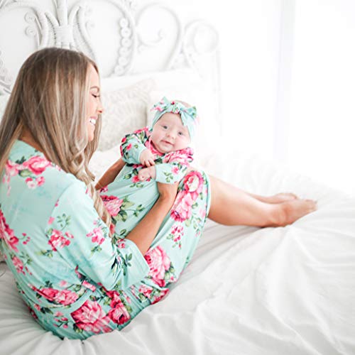 Posh Peanut Baby Soft Gown for Girls Viscose from Bamboo Infant Layette Swaddle Wear 03