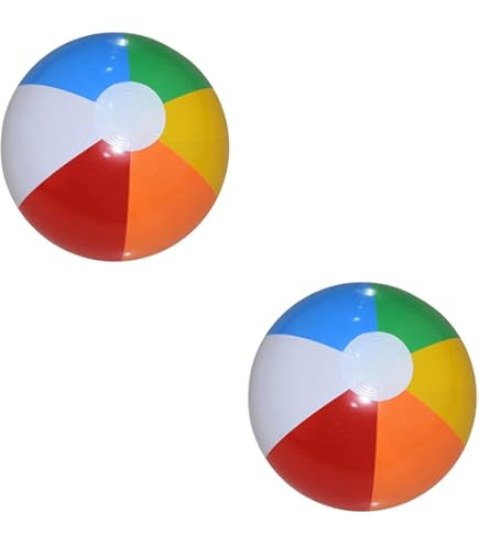 Ballon De Plage Gonflable Pastèque - Jouet Léger Pour Piscine, Plage, Jeux D'été