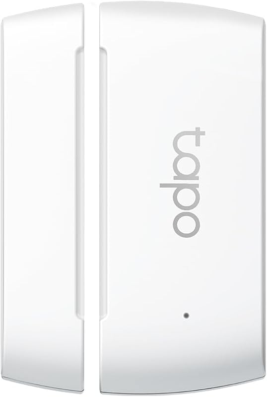 T110 Smart Kontakt Sensor für Fenster-/Türsicherung, Batterielebensdauer von mehr als 1 Jahr, Sofortige App-Benachrichtigung, Muss mit Tapo Hub verwendet Werden