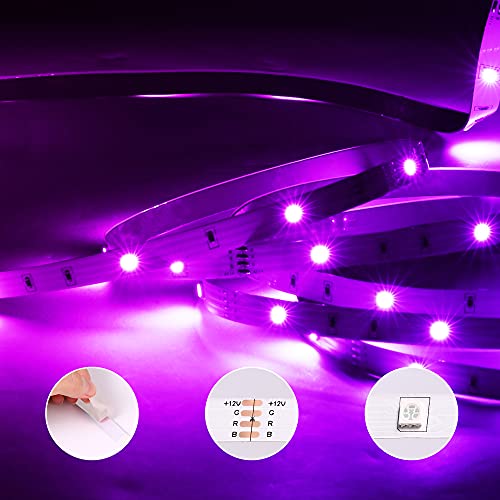 GUSODOR Led Lights for Bedroom, 100ft Led Lights with Smart App Control
