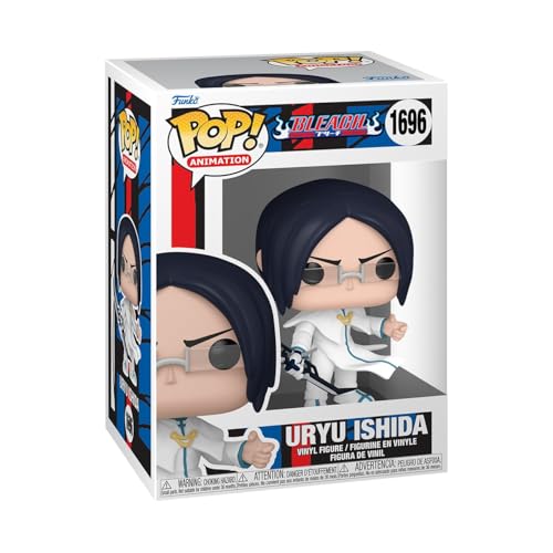 POP! Animazione: Bleach - Uryu Ishida - 1 possibilità su 6 di ricevere la rara variante chase (Glow in the Dark) - Figurina da collezione in vinile - Giocattoli per bambini e adulti