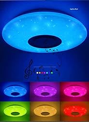 HOREVO Upgrade WiFi Music Ceiling Light with