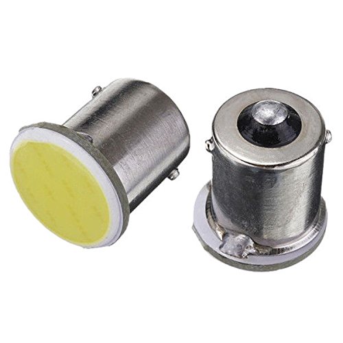 MSA Car 1156 BA15S 382 P21W 12 COB SMD LED 2W X2 Turn Tail Backup Reverse Light Bulb UK (Bright White)