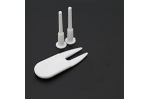 Baolaili 3 Pieces Durable Yoga Ball Fitness Exercise Ball Accessories Kit, Includes Air Stopper Plug Pin Adapter and 3 Replacement Plugs