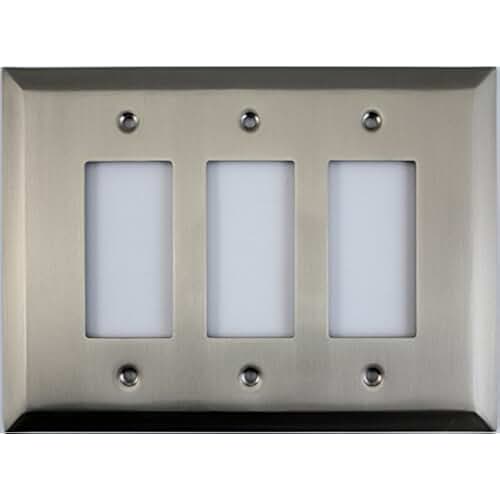jumbo 3 gang wall plate