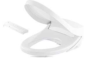 KOHLER BD-N45OUS-N0 Novita Elongated Bidet Toilet Seat, Heated Bidet Seat with Adjustable Bidet Sprayer for Existing Toilets with Remote Control, White
