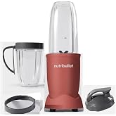NutriBullet Pro 900 Watt Hi-Speed Blender/Mixer Twist and Blend 9-Piece Set (Matte Cinnamon) Dark Red