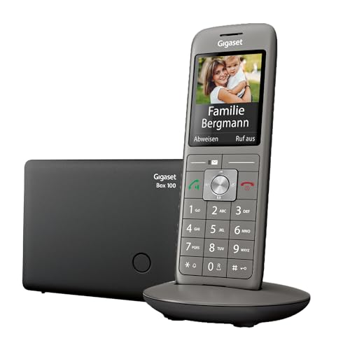 Gigaset CL660 - Schnurloses DECT-Telefon ohne Anrufbeantworter mit großem TFT-Farbdisplay - moderne Benutzeroberfläche, schlankes Design Telefon, anth