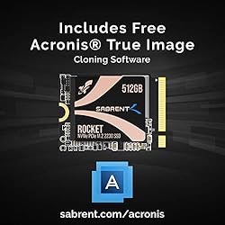 SABRENT Rocket 2230 NVMe 4.0 512GB High Performance
