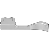 Haoge THB-XVS Metal Thumb Grip Up Rest Hand Grip for Fujifilm X100VI Fujinon X100V Camera Accessories Silver Hot Shoe Thumb Up