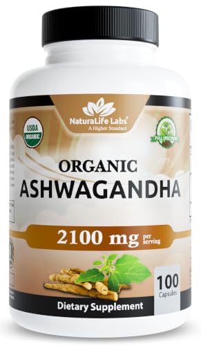NaturaLife Labs Organic Ashwagandha Supplement