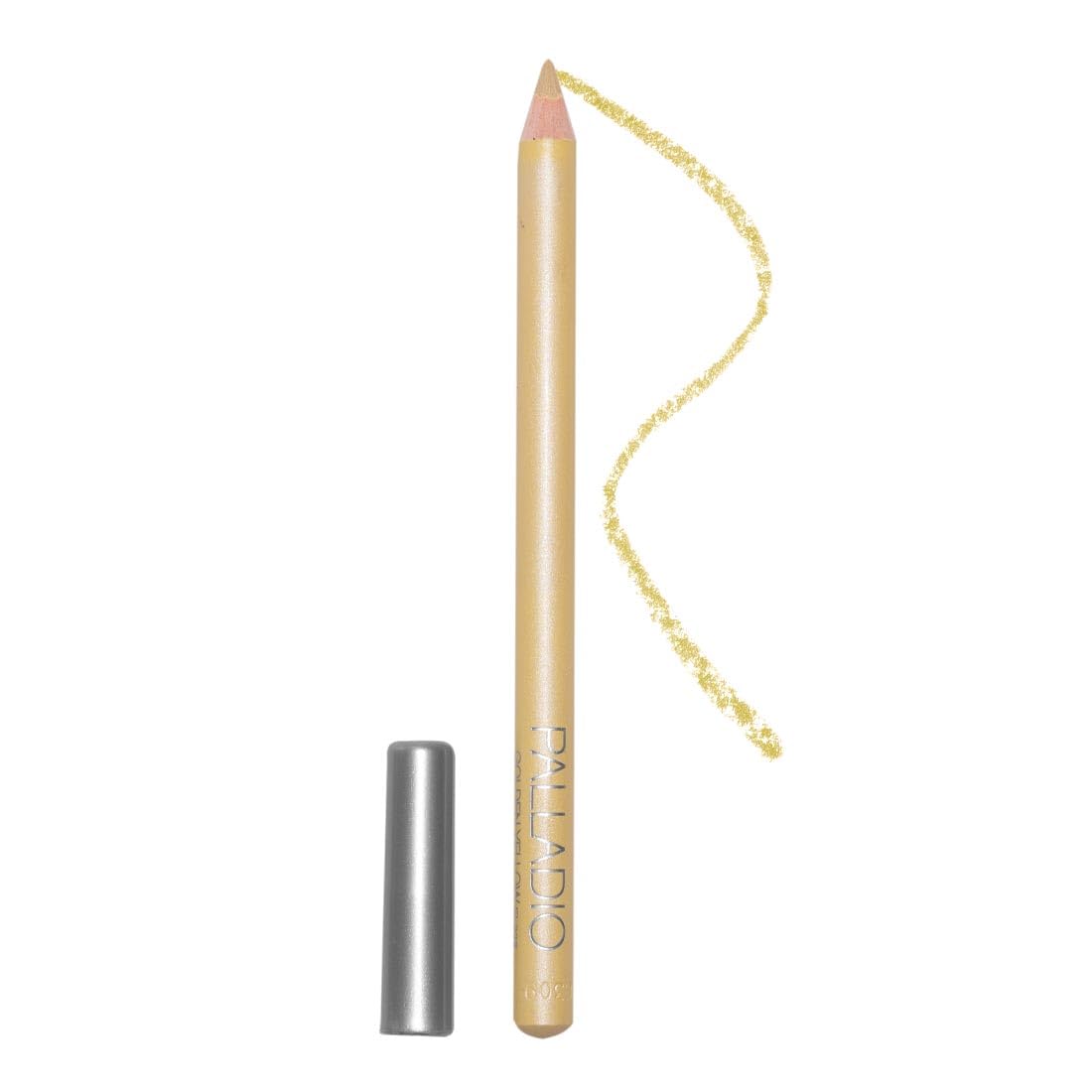 Palladio Wooden Eyeliner Pencil, Thin Pencil Shape, Easy Application, Firm yet Smooth Formula, Perfectly Outlined Eyes, Contour and Line, Long Lasting, Rich Pigment, Golden Yellow — image 1