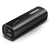 POSUGEAR 5000mAh Portable Charger,Ultra Compact Mini Power Bank Universal USB External Battery Pack for iPhone 8 7 6 6s Plus,Samsung Galaxy S8 S7 S6,Huawei,Android Smartphone and More. (Black)
