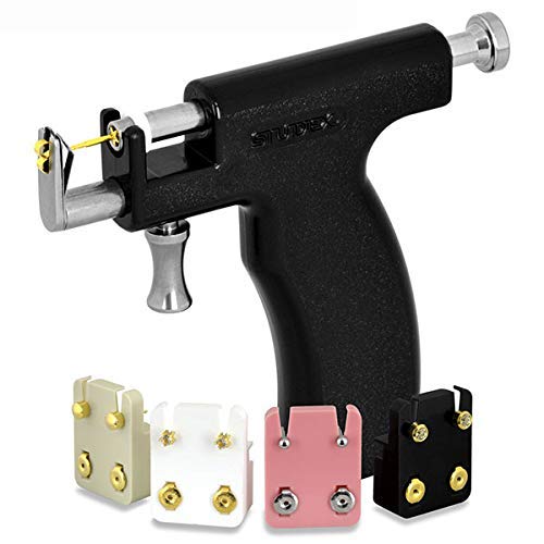 Buy Universal Ear Piercing Instrument Kit Color Coded Ear Studs Adapters Ear Nose Navel Body
