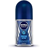 Nivea Men&rsquo;s Roll On Deodorant, Fresh Active with Ocean Extracts, 1.69 Fl Oz (50 mL) Pack of 1