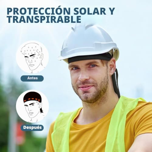 GXCROR Cooling Bandana Beanie Hat Sweat Absorbing Helmet Liner Skull Caps Doo Rag for Motorcycle Bike Running Outdoor Work