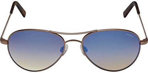 Randolph Engineering Amelia 23K Choc Gold Sunglasses | Oasis Metallic Nylon Ar Skull 57MM AA7C406-NY