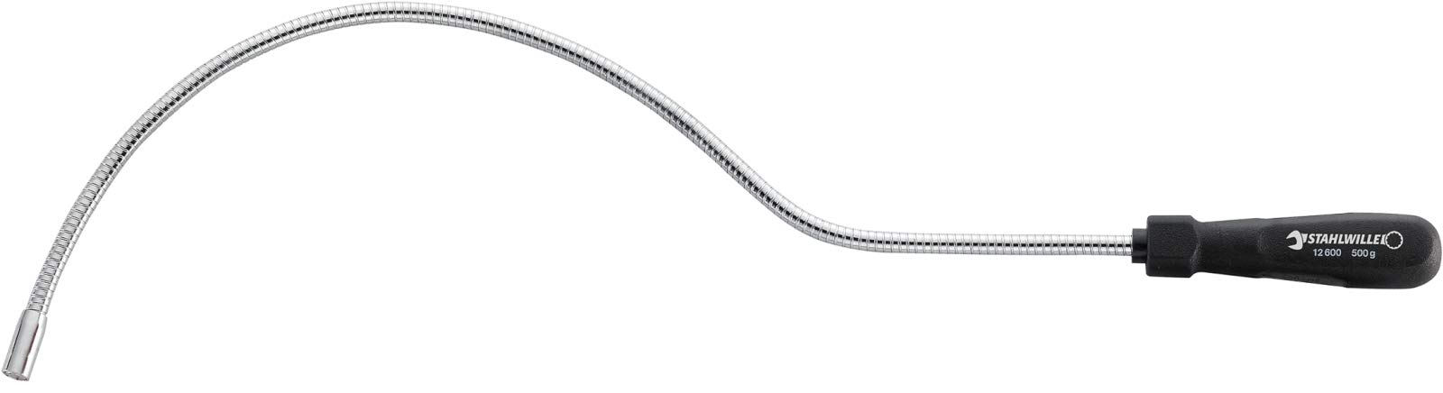 Stahlwille 12600 Magnetic Lifter, 460mm, Silver, 500G, Round, 4.905 Newton