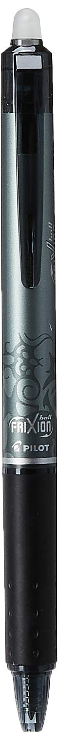 Pilot Frixion Clicker Retractable Erasable Rollerball 0.5 mm Tip (Pack of 12) - Black