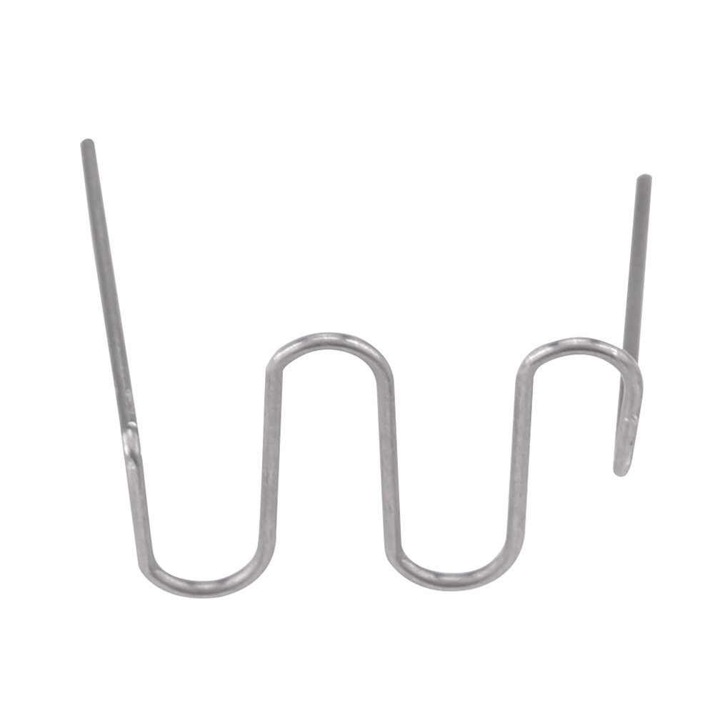 Welding Staples, 100pcs 0.6mm Auto Bumper Repair Pre Cut Welding Staples Repair hine Welding Hot Stapler Tool Kit 3 Types Available(Wave" Style)