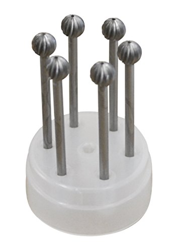 6/Pk Panther Round Burs #060 6.0 MM w/ 3/32