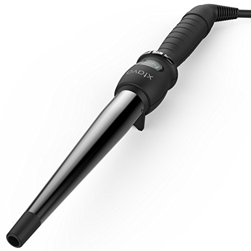 Xtava Twirl Hair Curling Wand 1 to 0.5 Inch Professional Dual Voltage