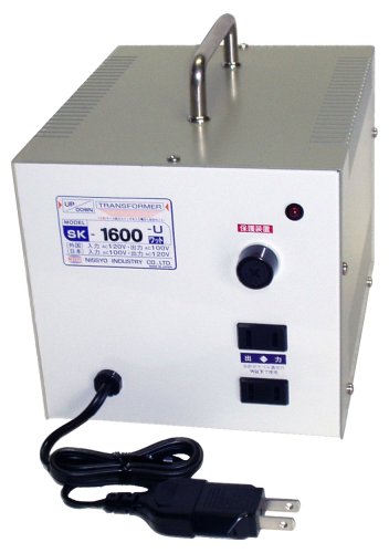 nissyo industrial transformer SK series (voltage up-down dual-use type) AC120Vâ‡”AC100V1600W SK-1600U
