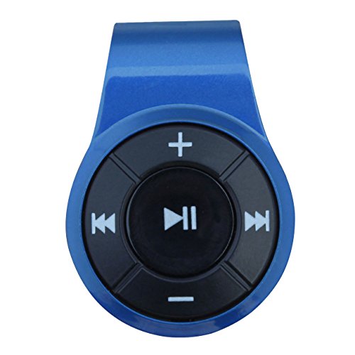 Bluetooth Receiver, Bluebyte Clip Bluetooth 4.1 Audio Receiver for Headphones with MIC for Hands-Free Calling and Music,Bluetooth Wireless Audio Adapter for Music Streaming Sound System.(Blue)