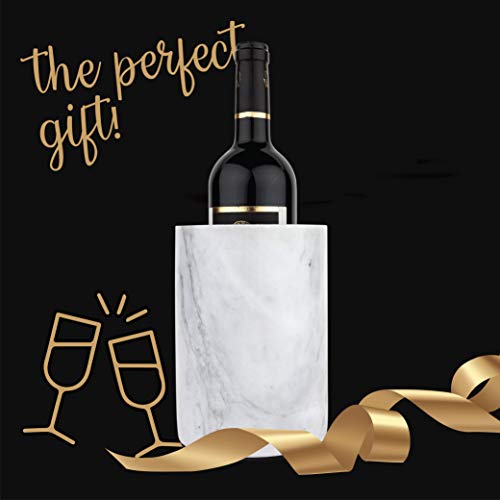 Homeries Marble Wine Chiller Bucket Wine & Champagne Cooler for