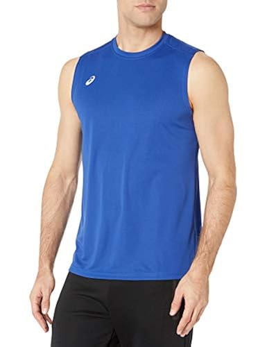 ASICS Men's Circuit Warm-up Sleeveless, Royal, X-Large in Kenya