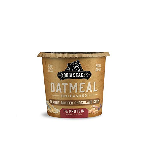 KODIAK CAKES INSTANT PROTEIN PEANUT BUTTER CHOCOLATE CHIP OATMEAL IN A CUP, 2.12 OUNCE
