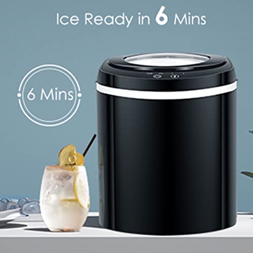 TRUSTECH Ice Makers Countertop, 9 Cubes Ready in 6