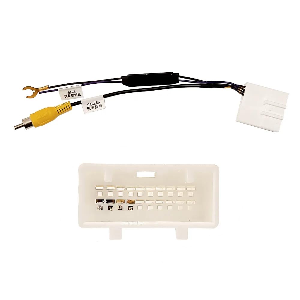 Photo 1 of 20Pin Retain OEM Fatory Car Parking Reverse Backup Rearview Camera Video in Cable Converter Adapter Plug for Toyota Selected Models