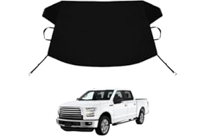AATOPPUS F150/250/350/450 Custom Windshield Cover for Ice and Snow Fo-rd F150/250/350/450 Heavy Duty 600D Oxford Fabric Windshield Protector Fit Waterproof Hail Frost Cover Winter Car Accessories