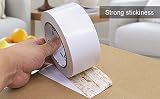 BOMEI PACK White Duct Tape 3 Rolls 48mm x 30m Reinforced Cloth Gaffer view 5