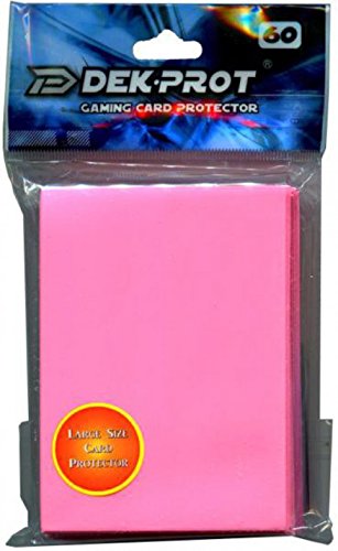 Dek Prot Card Supplies STANDARD Card Sleeves Coral Pink [60 Count]