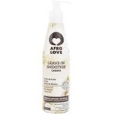 Afro Love Leave-In Conditioner for Curly Hair &ndash; Hydrating &amp; Frizz Control &ndash; Curl Defining Cream with Coconut Oil, Shea Butter &amp; Castor Oil &ndash; Sulfate-Free, Silicone-Free, Paraben-Free &ndash; 10 oz