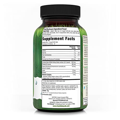 Maximum Strength 3in1 Carb Blocker by Irwin Naturals, Neutralize