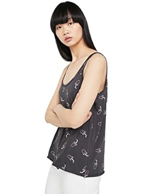 Mango Women's Printed Cotton Top
