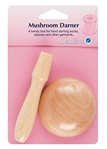 Hemline H231 | Traditional Plastic Mushroom Darner | For Darning Socks