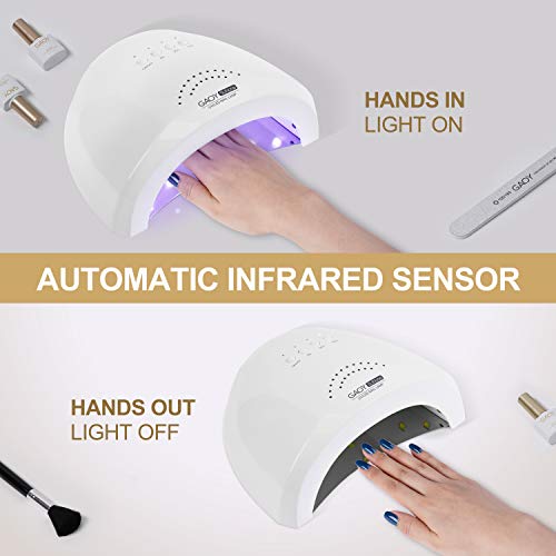 GAOY Fast Curing Nail Lamp Professional Salongraded UV LED Nail Curing