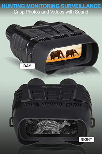 CANIS LATRANS Digital Night Vision Binoculars Night Vision Goggles Night Vision Scope for Complete Darkness, 4X Digital Zoom, 2.31\