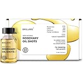 BRILLARE 20% Rosemary Oil Shots For Rapid Hair Growth | Improves Thickness | Controls Hair Fall &amp; Nourishes Scalp | 100% Natural, Non Greasy Hair Oil Shots For Men &amp; Women