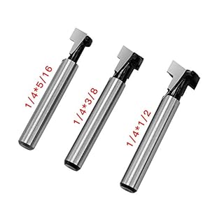 3X 1/4 Shank Keyhole T-Slot Router Bits 3/8 5/16 1/2 For Wood Cutter Kits