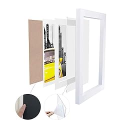 Emeyart 12x16 White Picture Frames Display 11x14