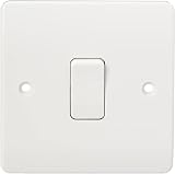 MK Logic Plus K4871 White 10A Single Pole 2 Way Plateswitch 1 Gang view 2